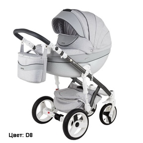 Коляска Adamex Monte Deluxe Carbon 2 в 1