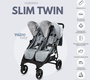 Прогулочная коляска для двойни Valco Baby Slim Twin