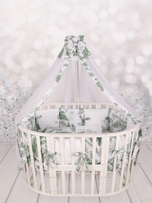 Комплект в кроватку 18 предметов AmaroBaby  EXCLUSIVE Soft Collection (с балдахином) 