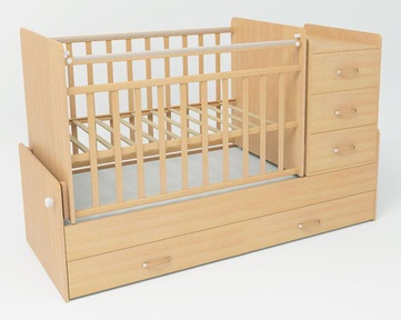 Детская кровать – трансформер СКВ-5 с маятником