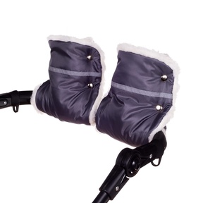 Теплые варежки на коляску 