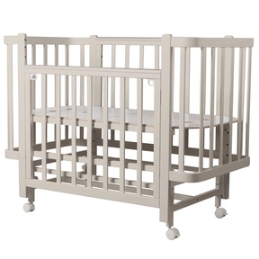 Кровать Indigo Bella 120х60 см с продольным маятником и колесами
