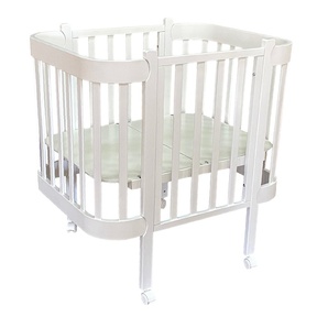 Кровать Антел Solnyshko 3 в 1 с маятником и доп бортиком 