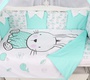 Комплект в кроватку AmaroBaby ЗАЙЧИК Premium (18 предметов) 