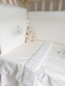 Набор в детскую кроватку для новорожденных Ecoline ROYAL (карета) 