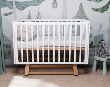 Детская кровать Incanto ANNIKEN New маятник, автостенка 