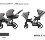 Коляска для двойни Bebetto42 Сomfort 3 в 1 с автокреслами 