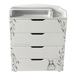 Детский комод Indigo Baby Line 800/4 ЛДСП, МДФ с пеленальной доской 