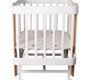Кровать Indigo Tiny 100х70 см с продольным маятником и колесами