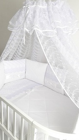 Балдахин в детскую кроватку для новорожденных Ecoline ЛЮКС (разные)