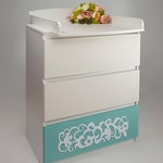 Пеленальный комод Островок Уюта EVA дизайн Арабески