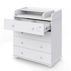 Пеленальный комод АТОН Орион (Оливер) ЛДСП с шариковыми направляющими 4 ящ. 