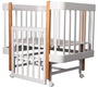 Кровать Indigo Tiny 100х70 см с продольным маятником и колесами