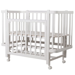 Кровать Indigo Bella 120х60 см с продольным маятником и колесами