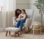 Кресло-качалка Tutti Bambini Jonah Luxe с пуфом для ног