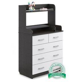 Комод Атон Сириус-2 Полка 805 пеленальный ЛДСП (5 ящиков) 