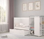 Кровать-трансформер детская Polini kids Ameli 800, с комодом