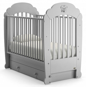 Кровать Nuovita Parte swing с маятником и ящиком