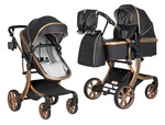 Коляска трансформер Farfello Aimile Adventurer 2в1 Eco (кожа) 