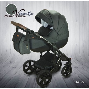 Детская коляска Mirelo Venezia Jeans/Eco 3 в 1 с автокреслом 