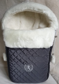 Меховой конверт в коляску Ecoline для детей до года 