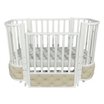 Кровать Кедр Estelle Elegance 4 ВЕЛЮР с маятником, автостенкой