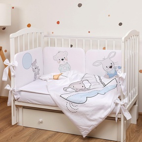 Комплект в кроватку 6 предметов PITUSO PT