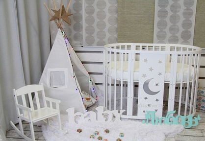 Кровать трансформер MIKA NORI Звезды 7 в 1