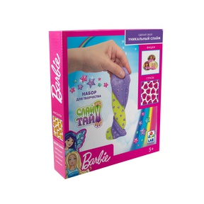 Набор для изготовления слайма с блесткам, фишками и игрушками 1TOY LAB