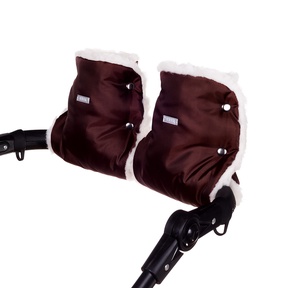 Теплые варежки на коляску 