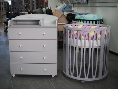 Детская кровать Mika VANETTA 8 в 1 с маятником