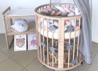 Детская кровать трансформер Kolibri Бук NATURE 8 в 1