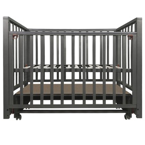 Детская кровать Indigo Norden с маятником и колесами 