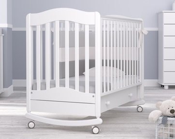 Кровать Гандылян Ванечка (колесо-качалка, ящик)