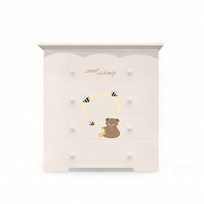 Комод Nuovita Stanzione Honey Bear пеленальный 