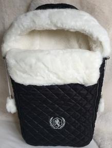 Меховой конверт в коляску Ecoline для детей до года 
