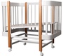 Кровать Indigo Tiny 100х70 см с продольным маятником и колесами
