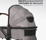 Детская коляска Tomix Mirage 2в1 с перекидной ручкой и умными колесами 