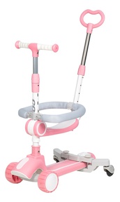 Детский самокат трансформер Farfello CST-08 2в1 с наклейками