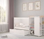 Кровать-трансформер Polini kids French 900 Teddy с комодом 