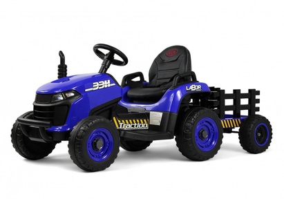 Детский электромобиль Трактор Rivertoys K111KK с прицепом