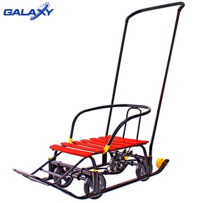 Снегомобиль Snow Galaxy Black Auto с резиновыми колесами