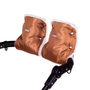 Теплые варежки на коляску 