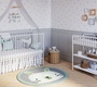 Столик для пеленания Polini kids Vintagе 1180 металлический
