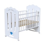 Кровать ВДК LITTLE HEART колесо- качалка