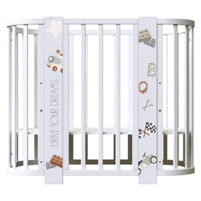 Детская кровать Indigo Baby Line 5 в 1 с маятником