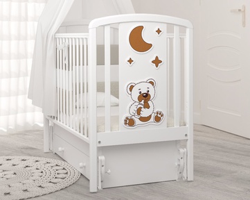 Кровать Angela Bella Жаклин с универсальным маятником (мишка с соской)
