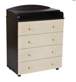 Детский комод Кедр Victoria 804 Жираф с пеленальным столиком 