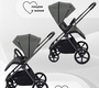 Коляска детская RANT TEO Black Chrome 2в1 RA122