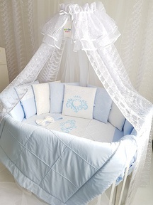 Набор бортиков в круглую и овальную кровать Ecoline VINSENT